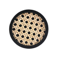 MomentDecor™ Natural Rattan & Wood Coasters Round Shape