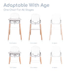 Children of Design 6 in 1 Deluxe High Chair with Cushion