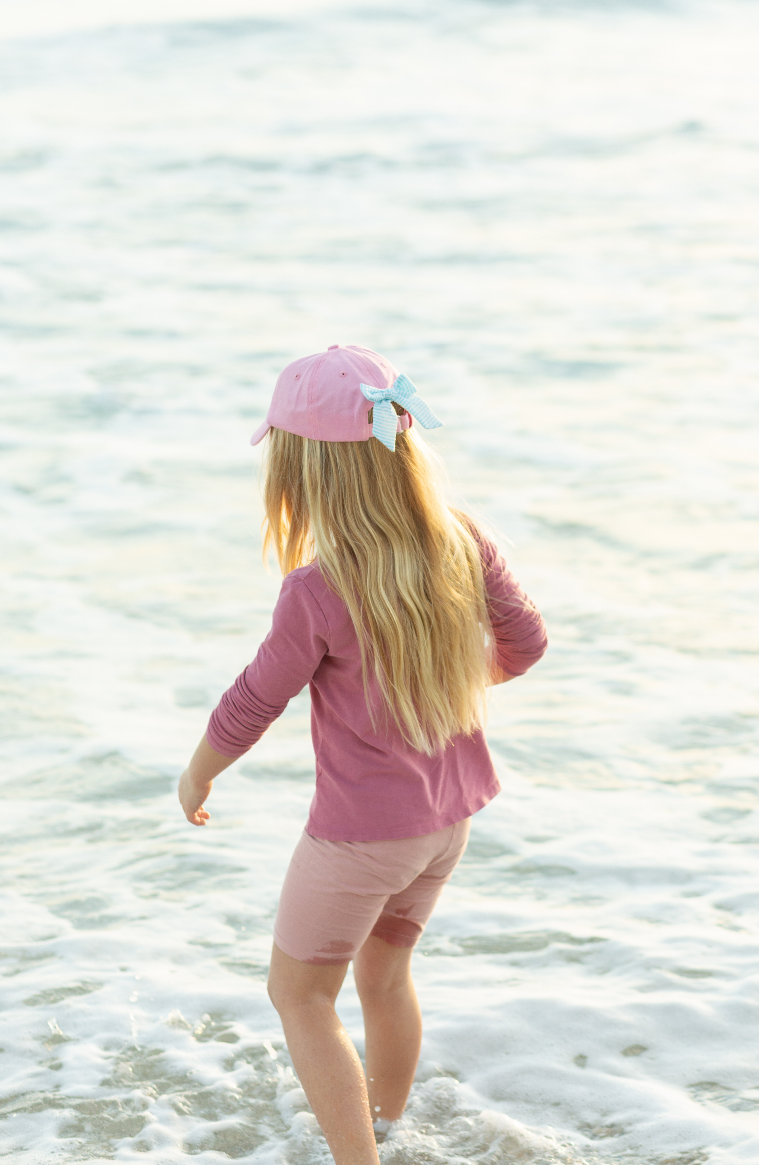 Mermaid Bow Baseball Hat (Baby, Youth)