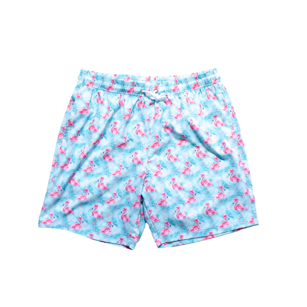 Men's Playa Flamingo Swim Trunks