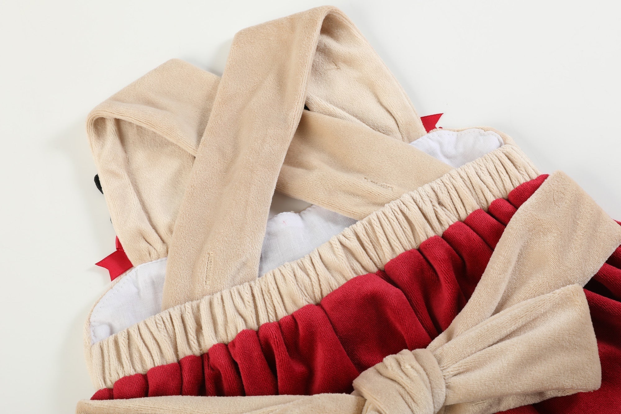 Red and White Reindeer Christmas Dress Jumper