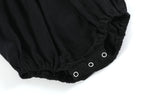 Black and Orange Boo Halloween Bubble Romper