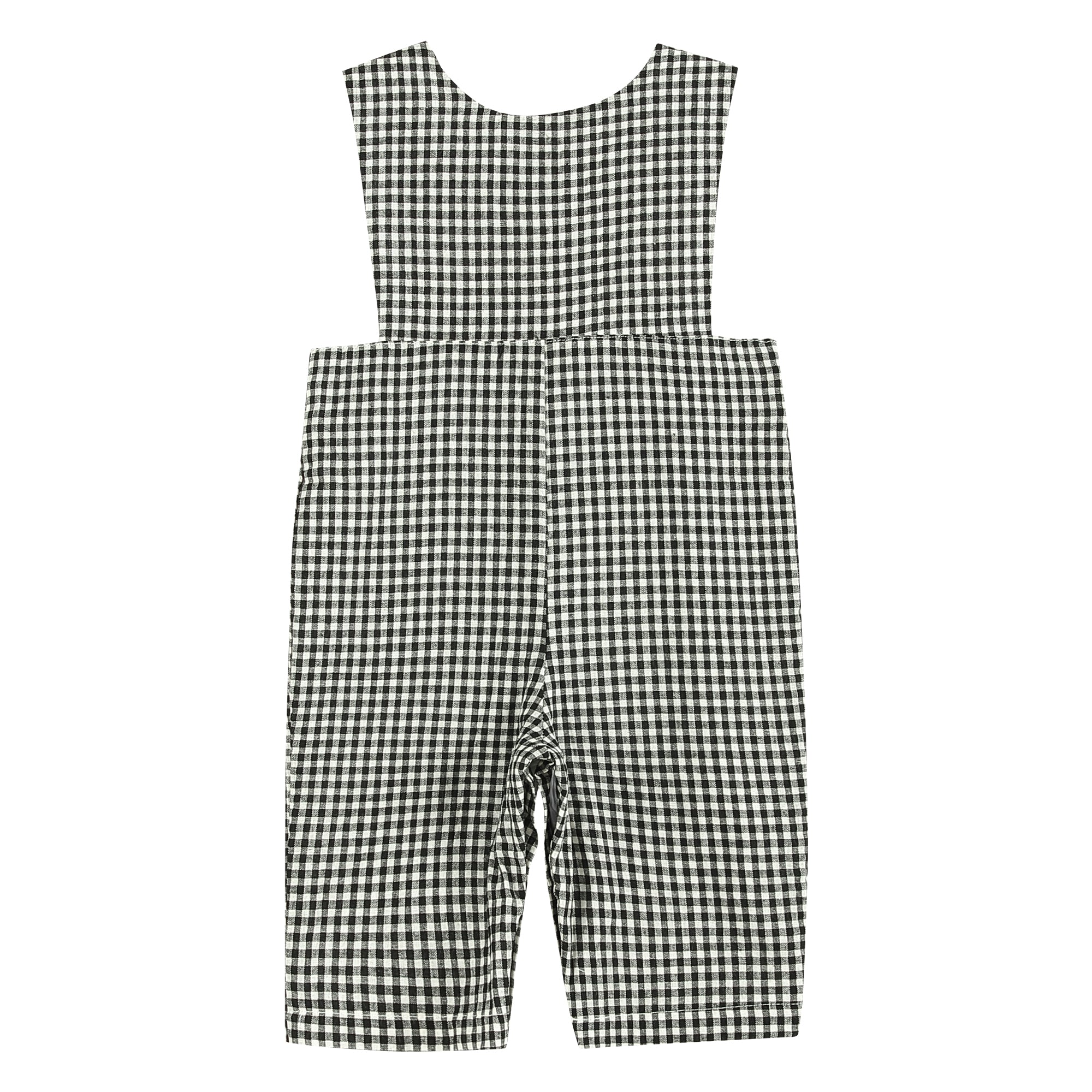 Black Gingham Pumpkin Smocked Jon Jons