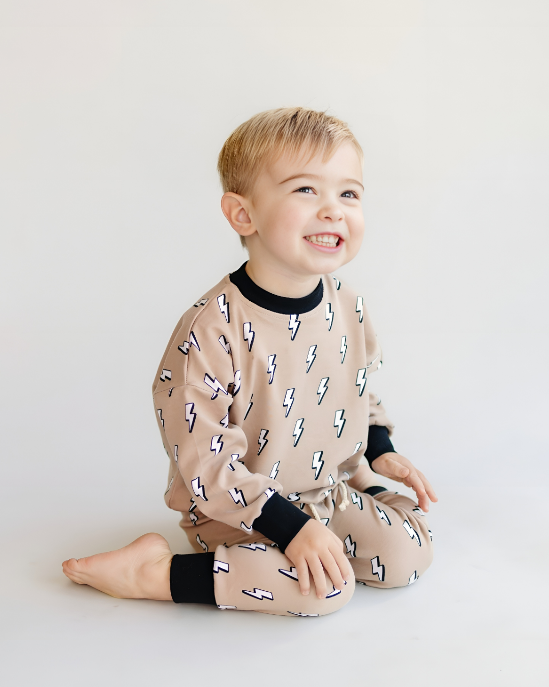 Baby Boy Lightning Bolt Jogger Set
