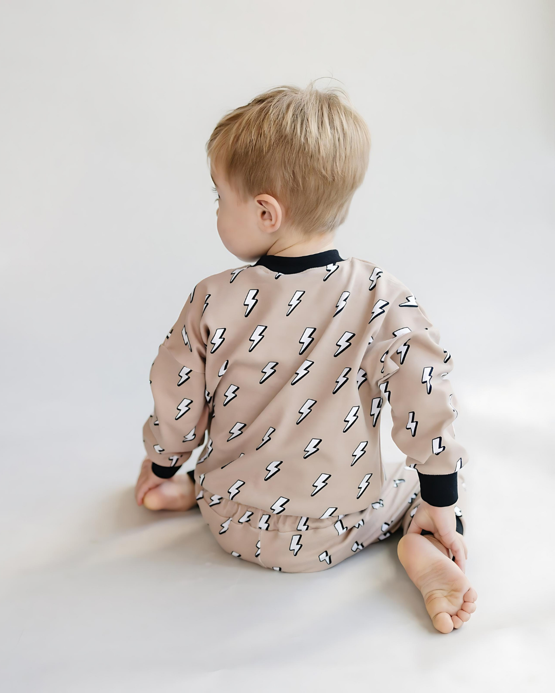 Baby Boy Lightning Bolt Jogger Set