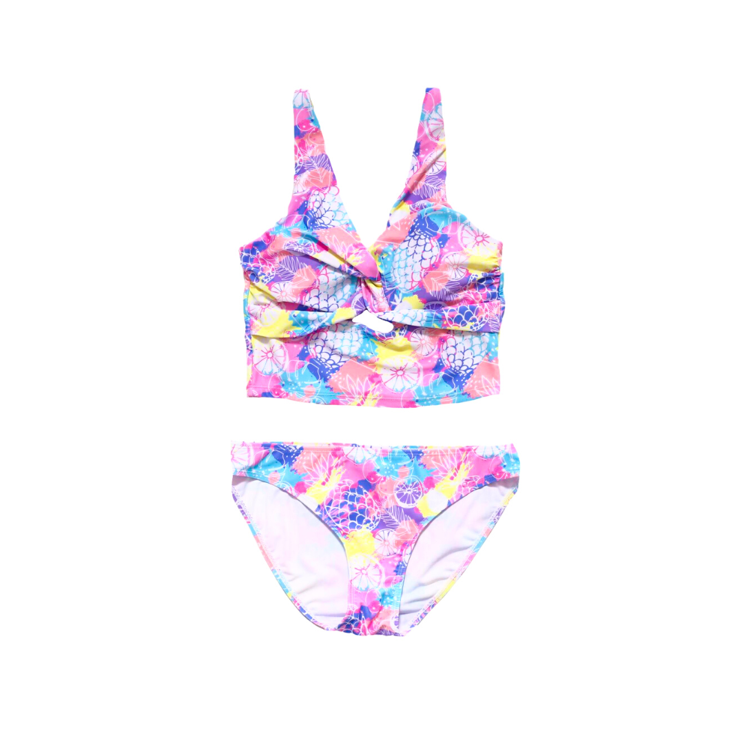 Women’s Two Piece Swimsuit – Briland Del Mar Tropical Twist Top