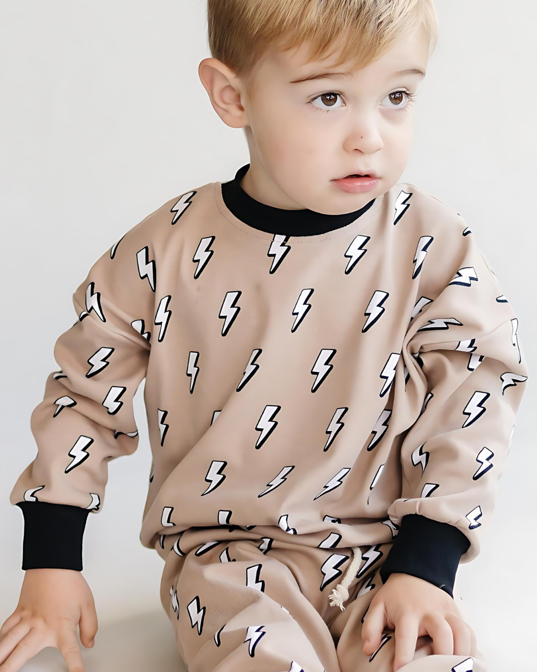 Baby Boy Lightning Bolt Jogger Set