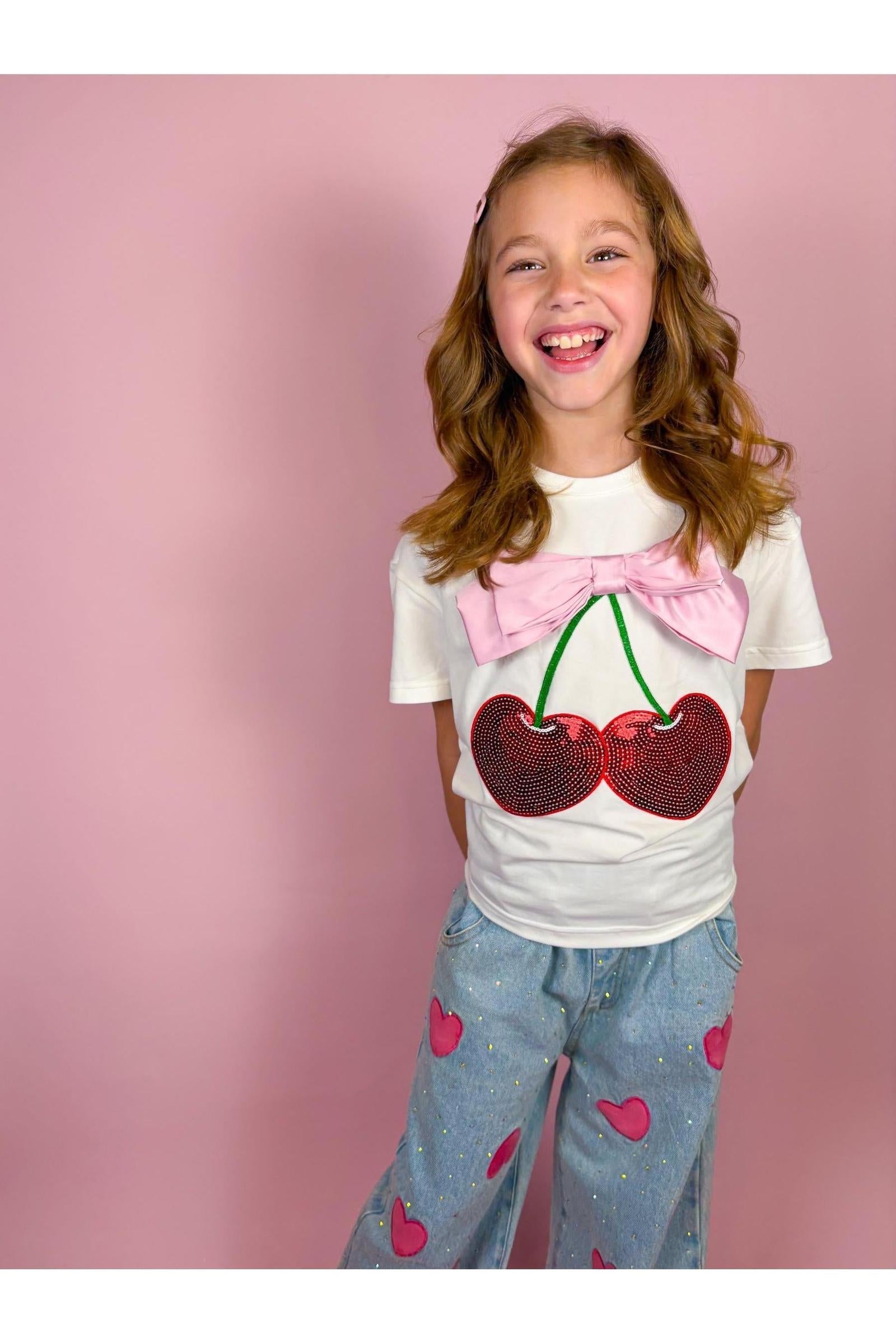 Cherry and Bow T-shirt