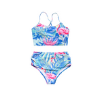 Women’s Two Piece Swimsuit – Baydream Reef Tropical Print UPF 50+