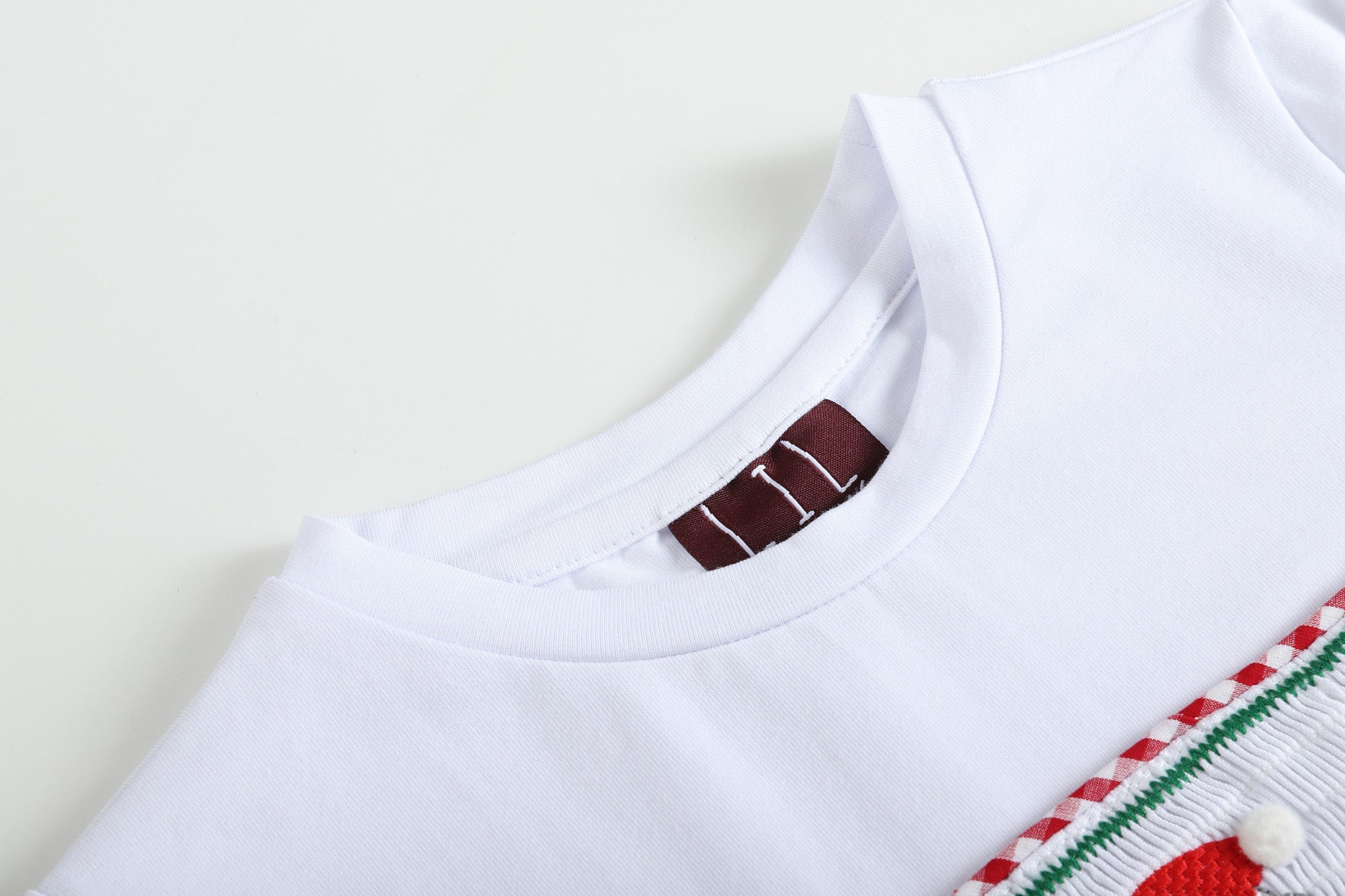 Christmas White Shirt and Red Pants Set