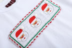 Christmas White Shirt and Red Pants Set