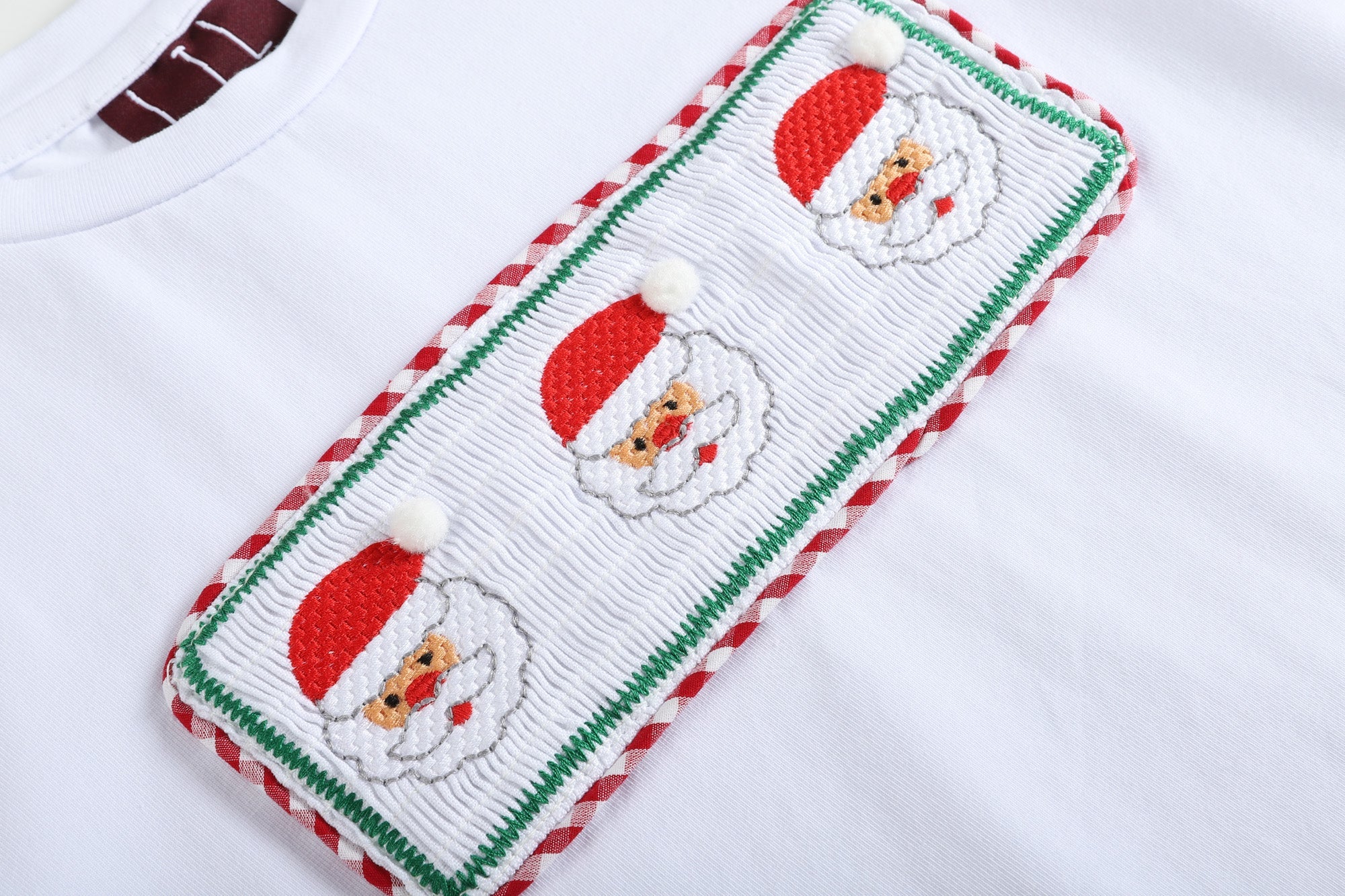 Christmas White Shirt and Red Pants Set