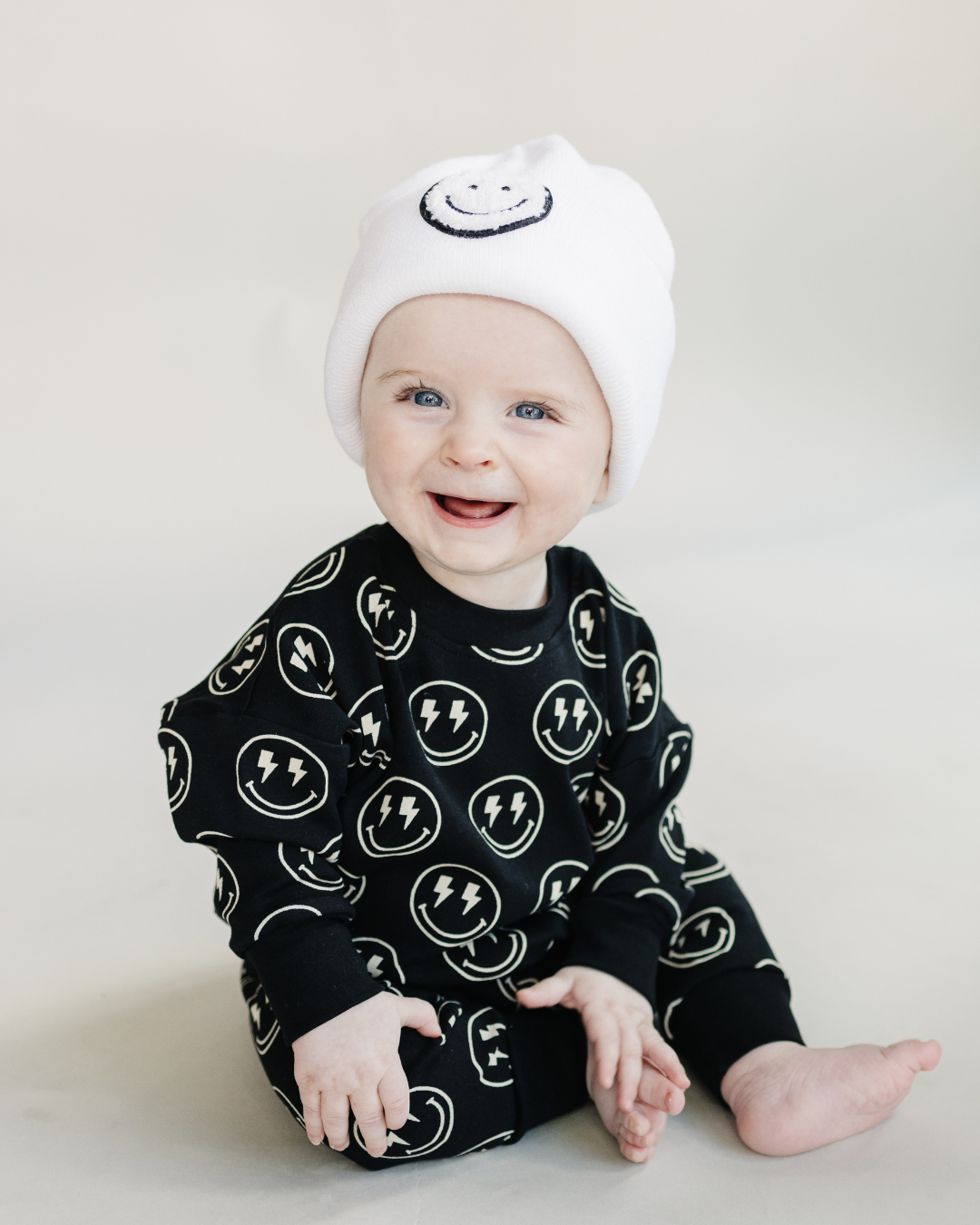 Boys Electric Smiley Jogger Set