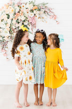 Sunflower S/S Pocket Twirl Dress