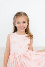 Girls Starfish Twirl Tank Dress