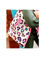 Girls Leopard Print Bubble Vest