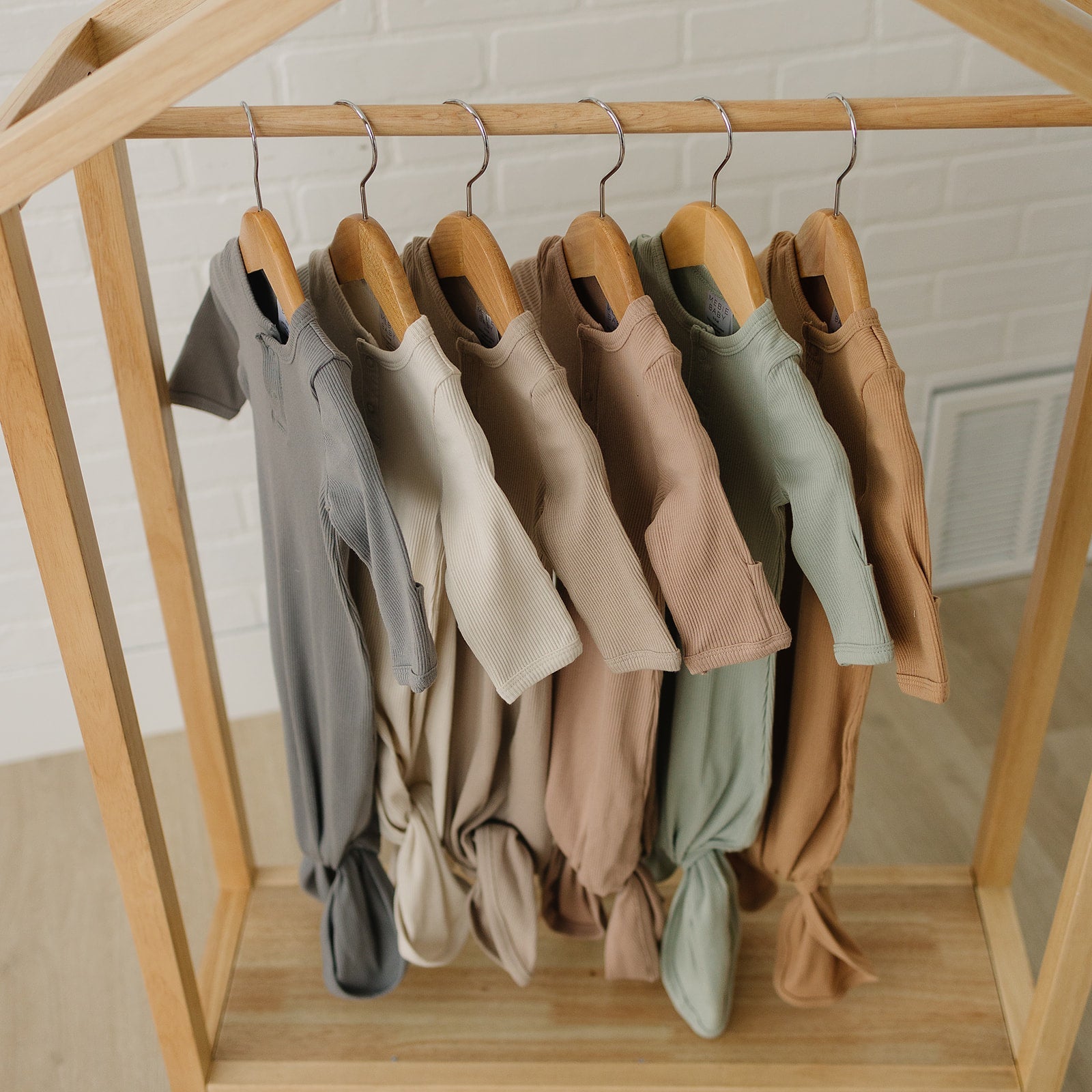Vanilla Organic Cotton Zipper Pajamas