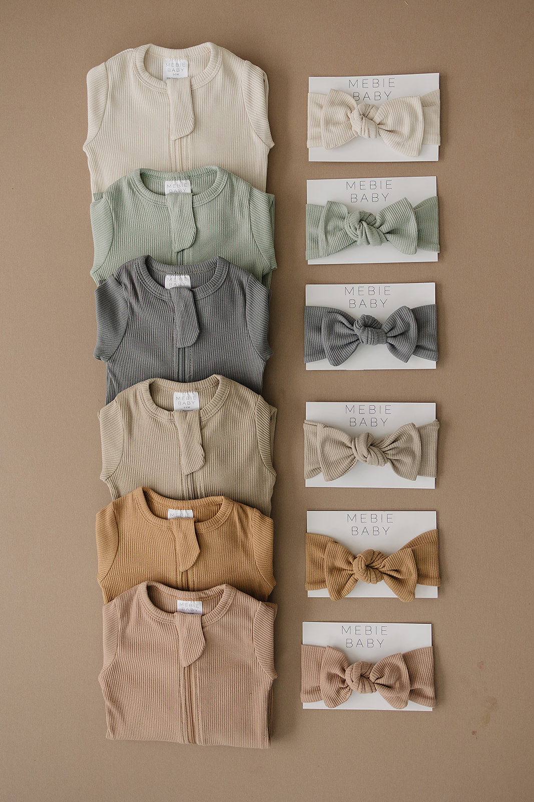 Oatmeal Organic Cotton Zipper Pajamas