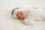 Vanilla Organic Cotton Zipper Pajamas