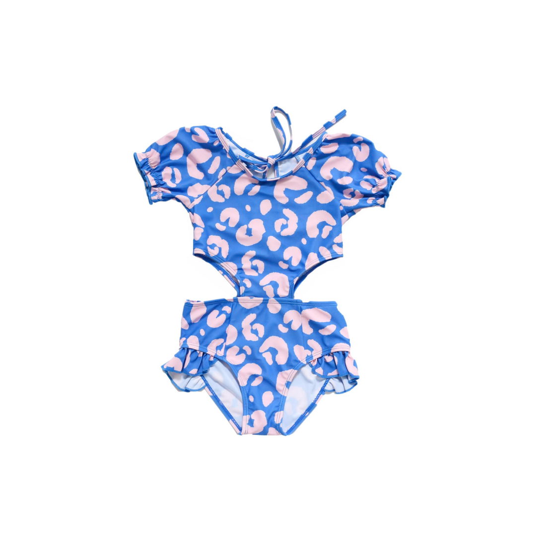 Villamare Animal Print One-Piece Swimsuit