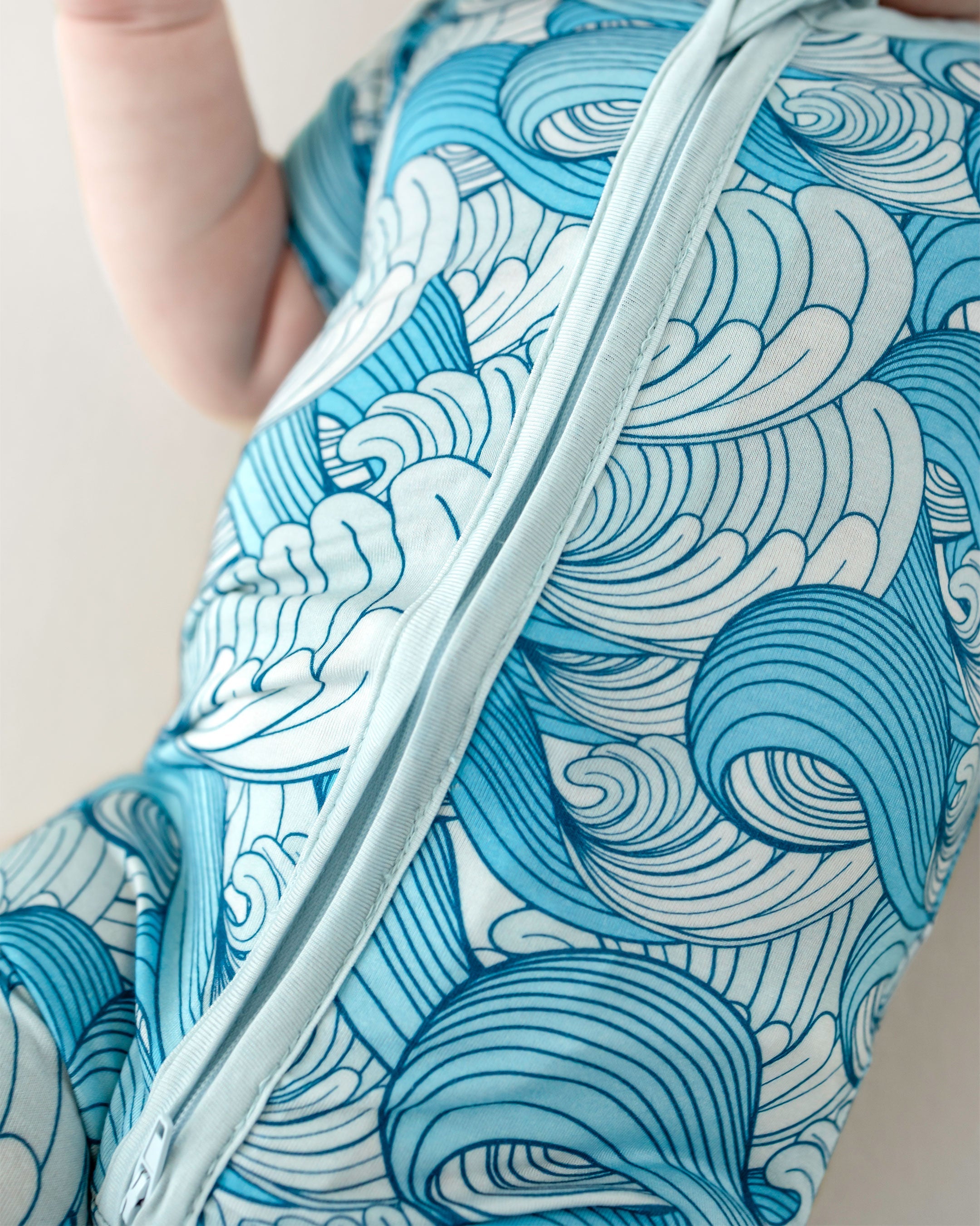 Baby Boy Delmar Bamboo Shorty Zipper Romper