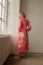 Tunic Leaf Coral Tunic Maxi Dress