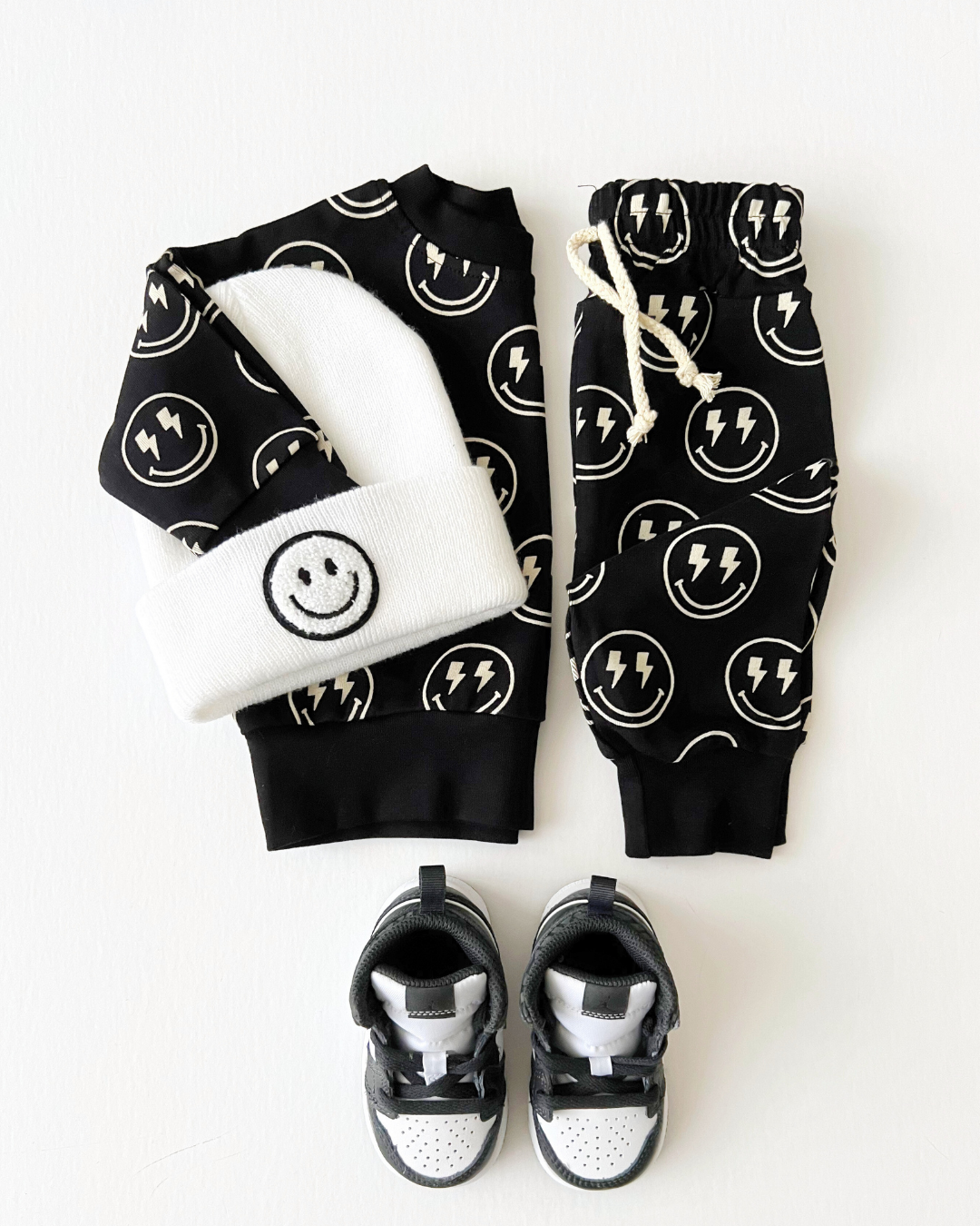 Boys Electric Smiley Jogger Set