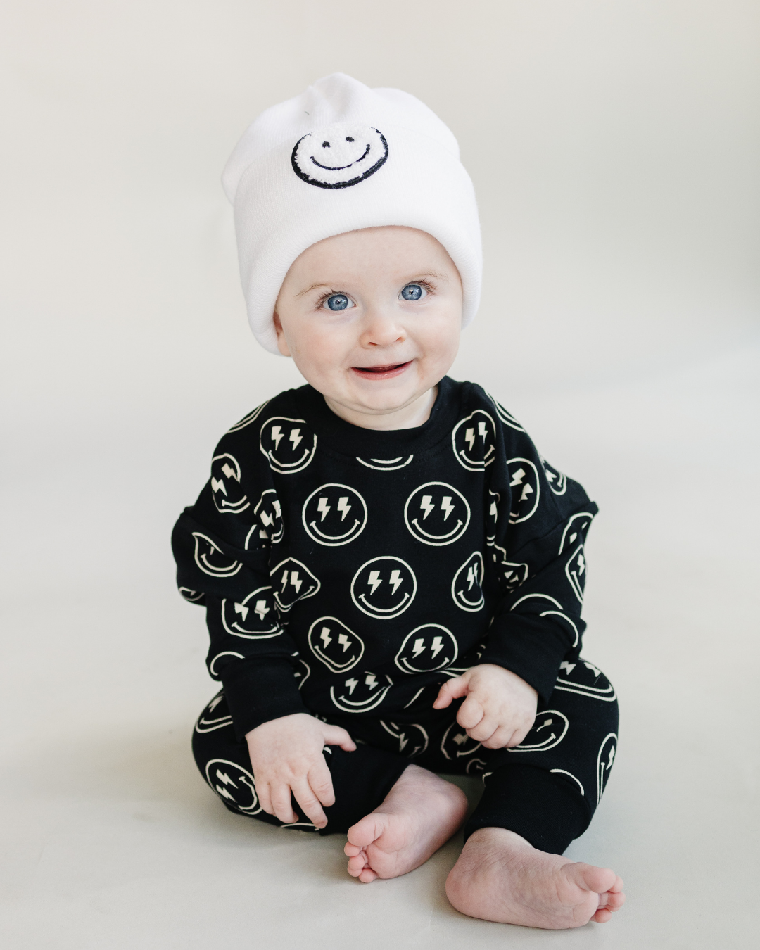 Boys Electric Smiley Jogger Set