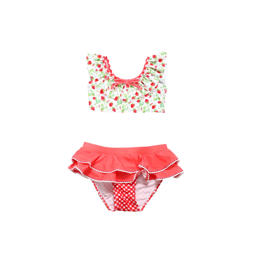 Strawberry Hill Ruffle Two-Piece Swimsuit