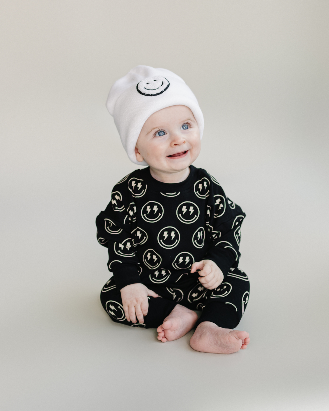 Boys Electric Smiley Jogger Set