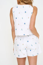 Kaylyn Vest/Short Set