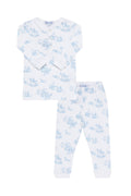 Boys Blue Toile Pima Cotton Pajama Set