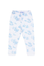 Boys Blue Toile Pima Cotton Pajama Set