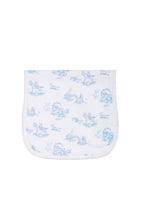 Blue Toile Burp Cloth