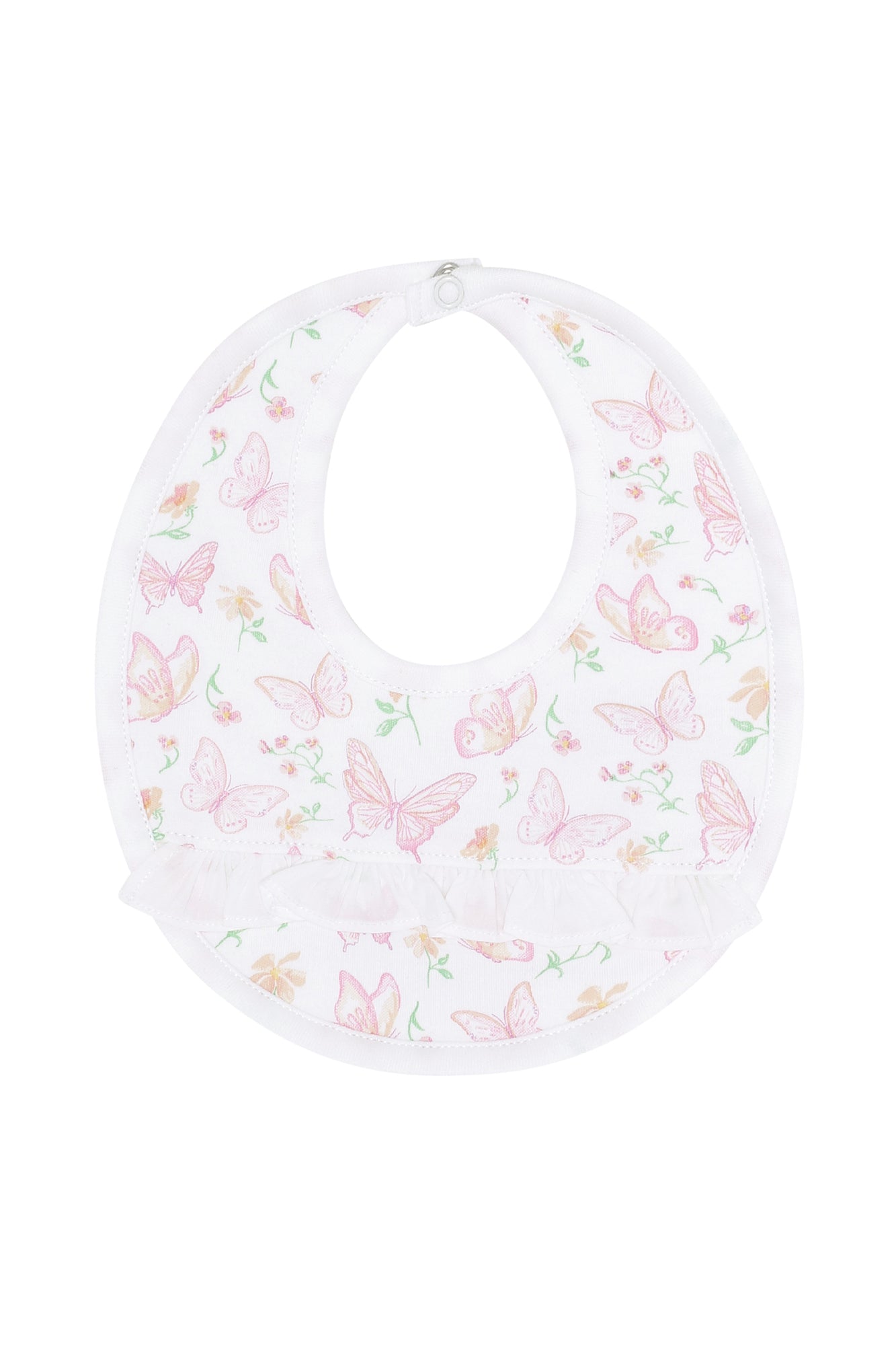 Butterflies Print Baby Bib