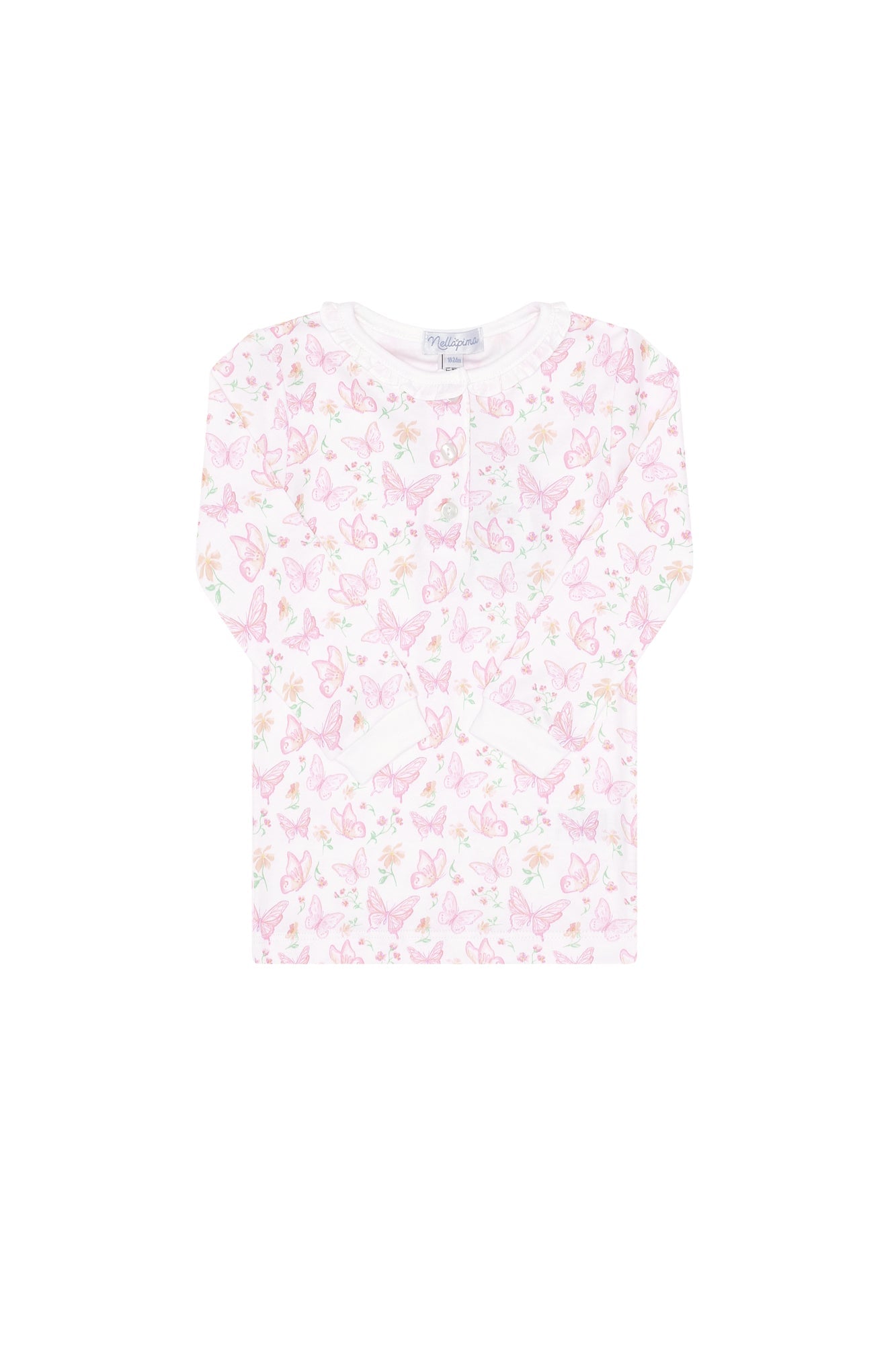 Girls Butterflies PrintPima Cotton Pajama