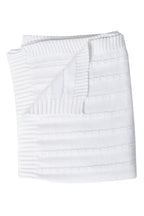 Pima Cotton Cable Knit Blanket