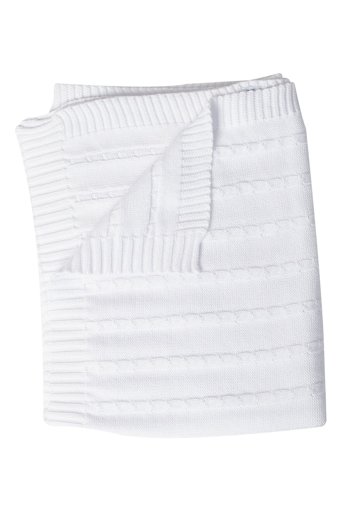 Pima Cotton Cable Knit Blanket