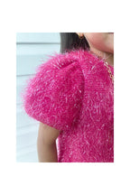 Girls Pink Sparkle Tinsel Set