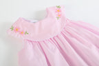 Pink Easter Applique Dress