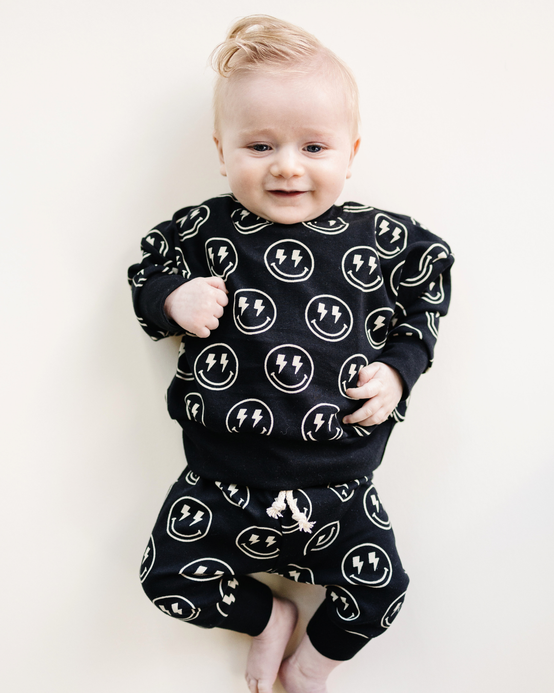 Boys Electric Smiley Jogger Set
