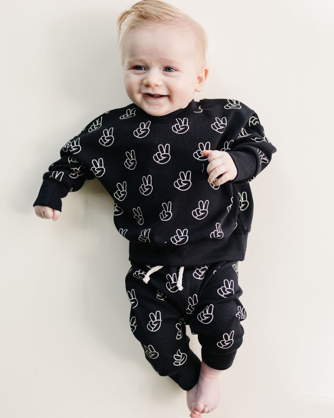 Baby Boy Good Vibes Jogger Set