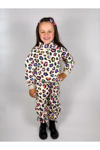 Girls Leopard Jogger Set