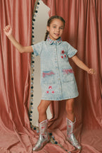 Girls Dolly Denim Dress
