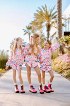 Girls Satin Bow Jacket