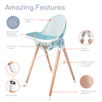 Children of Design 6-in-1 Convertible High Chair