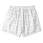 Organic Smocked Top & Shorts Set - Blue Vines