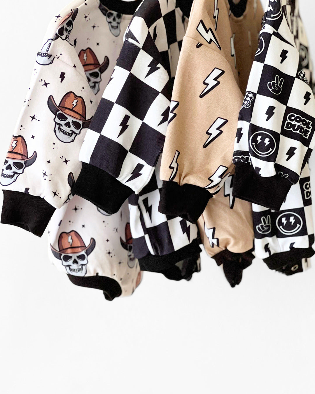 Baby Boy Lightning Bolt Bubble Romper | Lightning Bolt