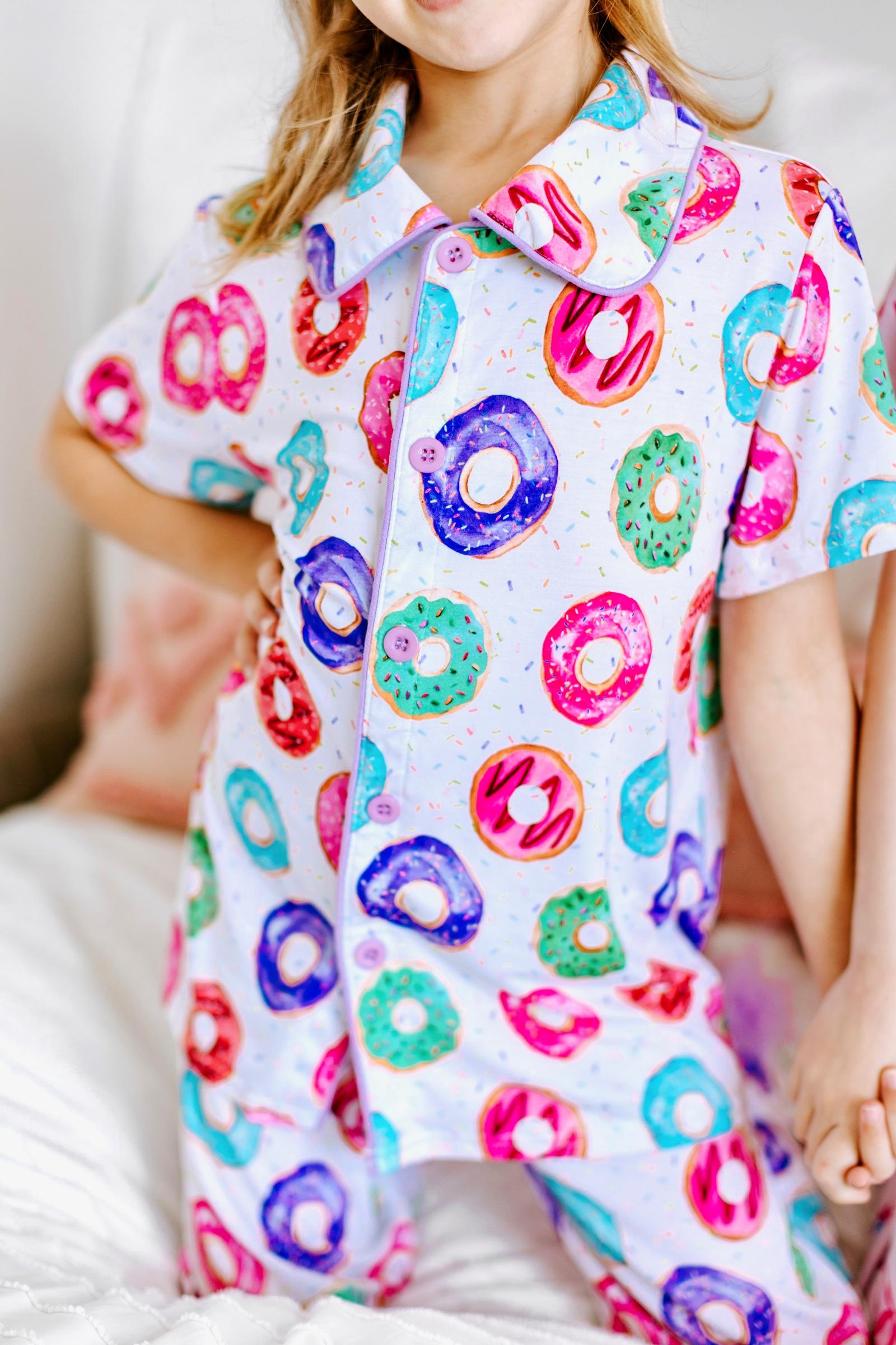 Girls Bamboo Feather PJs