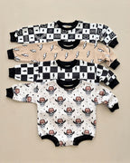 Baby Boy Lightning Bolt Bubble Romper | Lightning Bolt